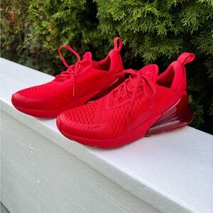 Rich fire red Nike air max 270